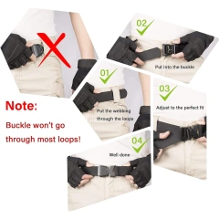 Sports Training Tactical Hiking Rigger Nylon Web Work Belt with Heavy Duty Quick Release Buckle Tactical Belt  Fashionable High Quality Outdoor Black Hunting multifunctional Tactics Storage Bag Durable Hiking Duty Security Tactical Belt