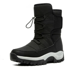 Durable Unisex Snow Oxford Boots Warm Push Mid-Calf Boots Waterproof Non-slip Fashionable Winter Boots Tactical Warm Shoes Durable Military Sport Shoes Outdoor Hiking Boots Work Safety Boot  Tactical Boots Desert Waterproof Oxford Hiking Boots