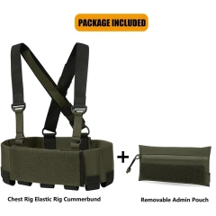 Tactical Molle Chest Rig Elastic Tactical Chest Rig with Mag Pouch Outdoor Camouflage Tactical Chest Rig Vest  Wholesale Outdoor Tactical Camouflage Chest Rig for Training Tactical Molle Chest Rig Camouflage Tactical Chest Rig Vest