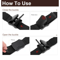 Wholesale Lightweight Stab-proof Men's Tactical Stretch Nylon Belt Pants Hiking Hunting Webbing Belt  Adjustable Sport enthusiasts Tactical Belt Set high density Material high density Material Competitive tactic Waist Belt