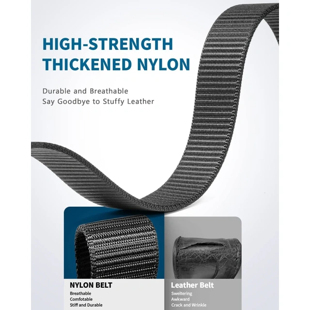 High Quality Ratchet Belts Men Nylon Web Men Casual Jeans Pants Adjustable Belt with Slide Buckle  Outdoor Wear-resistant Tactical Waist Bag Storage Bag Hiking Pouch Comfortable multifunctional Padded Belt Hunting