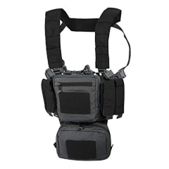 Factory Directly Supply Tactical Molle Harness Heavy Duty Chest Rig Tactical Harness Vest Training Mini Rig Outdoor Tactical Gear Vest With Magazine Pouch Molle Tactical Training Chest Rig Vest Heavy Duty Tactical Vest Chest Rig