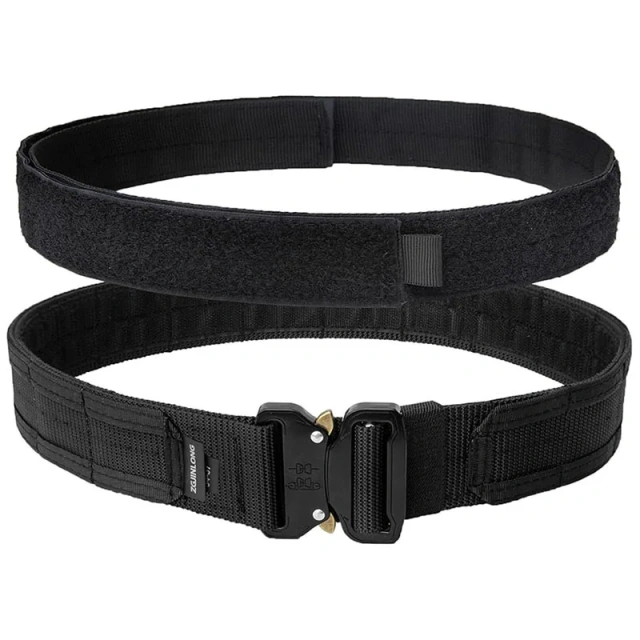 High Quality Durable Wear-resistant Tactical Duty Belt Tactical Portable Gift Box Duty Security Tactical Equipment System Set  Nylon Style Breathable Tactical Riggers Belts Men and Women No Holes Quick Release Heavy Duty Tactical Belt