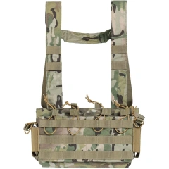 Hiking Double Magazine Holder Chest Rig and Training Vest and Chest Rig Chest Rigs Training Panel Vest  Style outdoors Breathable Paintball Training Vest fashion multifunctional Wear-resistant Vest