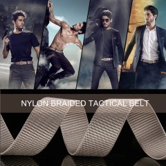 Lightweight Durable Nylon Canvas Plastic Buckle Belt Travel Adjustable Nylon Web Slide Tactical Belts  High Quality Polyester Tactical Belt Outdoor Training Use Pouch Hunting Accessories multifunctional Tactical Duty Belt