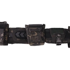 Training Multifunctional Outdoor Tactical Heavy Duty Modular Equipment Belts High Duty Mountaineering Utility Belt with Pouches  High Quality Durable Tactical Belts Nylon Web Work Belt with Heavy Duty Quick Release Tactical Belt