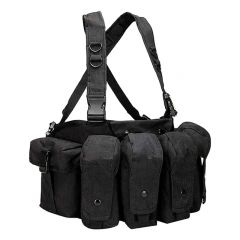 Soft Tactical Molle Chest Rigs Multifunctional Tactical Rig Harness Bag Vest for Training Outdoor Camouflage Chest Rig Best Selling Tactical Style Chest Rig Heavy Duty Tactical Molle Rig Vest Camouflage Tactical Rig for Chest
