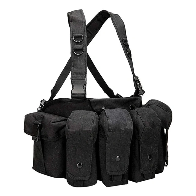 Soft Tactical Molle Chest Rigs Multifunctional Tactical Rig Harness Bag Vest for Training Outdoor Camouflage Chest Rig Best Selling Tactical Style Chest Rig Heavy Duty Tactical Molle Rig Vest Camouflage Tactical Rig for Chest