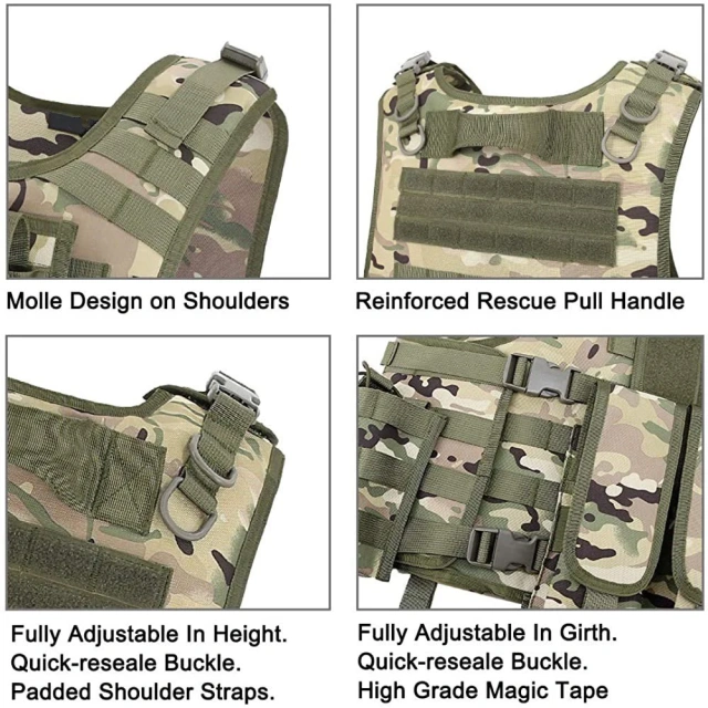High Quality Outdoors Training Vest Outdoors Breathable Tactical Vest for Outdoor Adjustable Lightweight Tactical Hunting Vest Hot selling lightweight outdoors Training Vest Quick Release Vest Training Paintball Vest