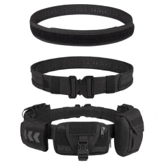 Durable Wholesale Hunting Equipment System Tactical Men Belt Waist Support Security Duty Wear-resistant Tactical Utility Belt  Fashionable Wear-resistant multifunctional Breathable Belt Duty Wear-resistant Quick Release Rigger Tactical Belt