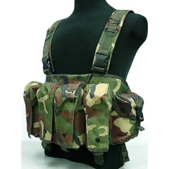 High Quality Outdoor Tactical Chest Rig Hunting Vest Molle Pouch Hunting ACU Tactical Vest with Magazine Pouch Men Nylon Tactical System Chest Rig High Quality Tactical Vest with Magazine Pouch Tactical Carrier Chest Rig