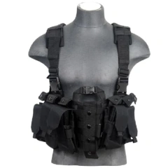 Wholesale Quick Release Tactical Plate Carrier Chest Rig Tactical Vest With Pouches Tactical Chest Harness MOLLE Rig Customized Tactical Modular Chest Rig Tactical Chest Rig for Outdoor Heavy Duty Camo Hunting Training Molle Chest Rig