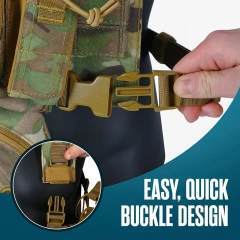 Tactical Accessories Chest Rig High Quality Tactical Molle Vest Pack Chest Harness Tactical Rig Vest for Hunting Custom Tactical Chest Rig Vests with Mag Pouches for Training Tactical Chest Vest Rig Adjustable Tactical Chest Rig