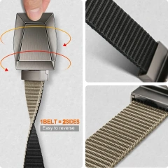 Training Adjustable Training Men Multifunctional Belt Reversible Stretch Men Work Rigger Hiking Tactical Belt  Mountaineering Polyester Outdoor Tactical Belt Quick-release Buckle Training Use Pouch Hunting Tactical Belt Duty Belts