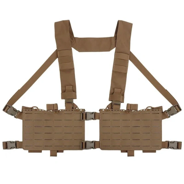 Field Tactical Chest Vest MOLLE System Tactical Chest Rig Camouflage Harness Vest Tactical Chest Rig Wholesale Tactical Accessories Chest Rig Men Nylon Molle System Chest Rig Tactical Rig Vest Tactical Rig Harness