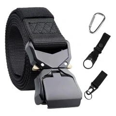 High Quality Fashionable Nylon Heavy Duty with Quick Release Buckle Sports Belt Outside Tactical Belts  High density Material Detachable Premium Multifunctional belt set quick-draw tactical quick-release belt training waist seal set