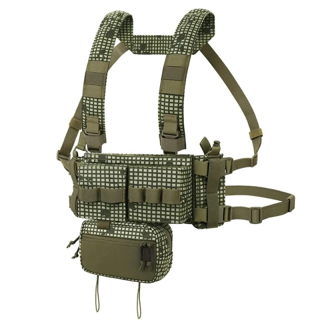 High Quality Tactical Vest Gear Chest Rig Tactical Micro Chest Rig Outdoor Training Security Chest Rig Custom Logo Camouflage Tactical Gear Harness Tactical Chest Rig Bag Outdoor Hunting Tactical Vest Recon Chest Rig