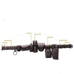 Lightweight Mountaineering Practical Duty Web Belt Adjustable Strap Duty Belt Rig Security Modular Duty Belts with Pouches  Wear-resistant Lightweight Nylon Belt Outdoor Wear-resistant Lightweight Non-Metal Men Web Tactical Work Belt