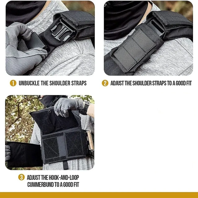 Customized Men Training Comfortable Vest High Quality Training Vest Chest Rig Breathable Tactical Durable Training Vest  high-quality Training Vest Chest Rigs outdoors Breathable stab-proof sports equipment security vest