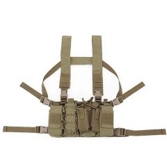 Outdoor Camouflage Chest Rig Bags New Men Women Protective Tactical Vest Soft Tactical Chest Rigs with Pouches military Tactical Chest Rig Hunting Vest Camo Tactical Chest Rig With Mag Pouch Heavy Duty Training Rig