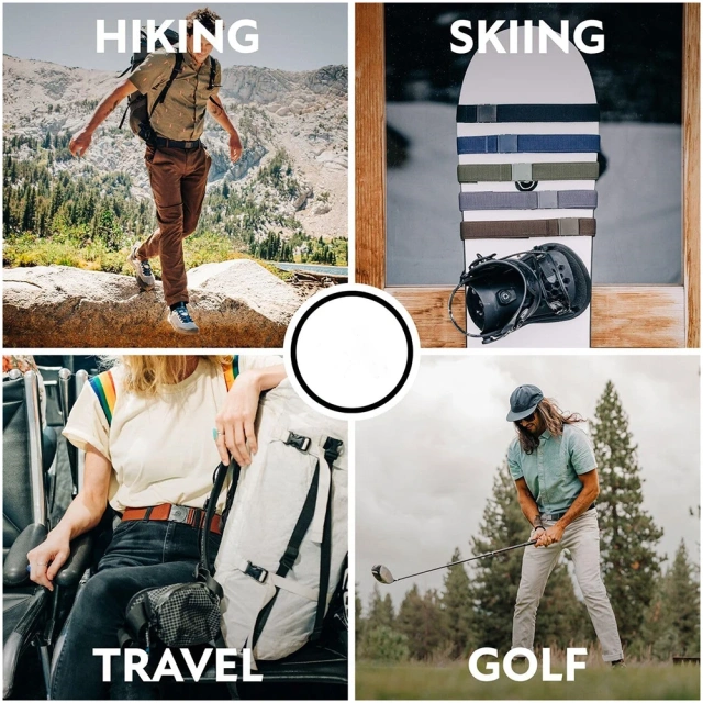 Breathable Men Multifunctional Rigger Nylon Web Work Belt with Quick Release Buckle Adjustable Tactical Belt  High Quality Durable tactics Belt Fashionable Premium Training Equipment Belt Outdoor Hunting Multi functional Tactical Set