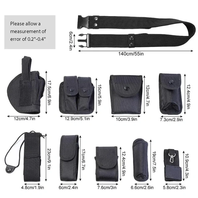 High Density Sport Material Modular Equipment System Security Tactical Duty Utility Belts Security Hunting Waist Belt  Durable Waterproof Adjustable Tactical Belt Adjustable Men Nylon Web Work Belt with Quick Release Buckle