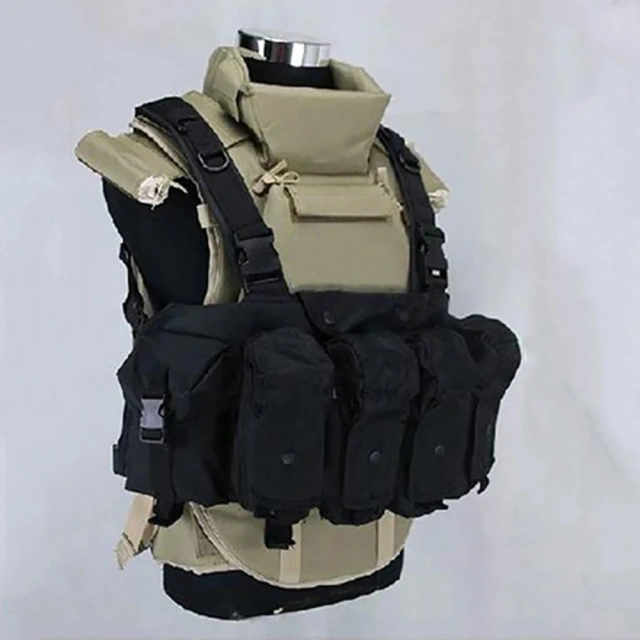 Best Selling Safety Tactical Chest Rig Tactical Protective Chest Rig for Outdoor Heavy Duty Tactical Chest Hanging Vest military Outdoor Tactical Chest Rig Good Quality Training Mini Rig for Hunting Micro Tactical Chest Vest
