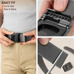 Outdoor  Durable Men Belt Pack Tactical Web Rigger Belt Stretch  Sports Fishing Quick Release Sports Belt  Heavy Duty Adjustable Modular Equipment Security Utility Tactical Belt with Components Pouches Bags Holster for Security Hunting