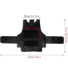 Outdoor Protective Training Vest Paintball Training Gilet Equipment  Hunting Fishing Cross Draw Vest polyester Oxford Training Adjustable  Multi-Purpose Vest   Waterproof Training Wear-resistant Vest multifunctional Hunting Vest