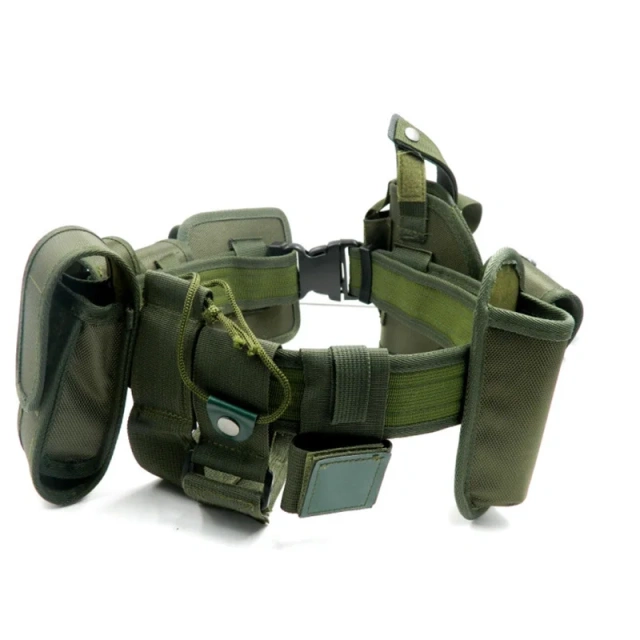 Hot Selling Adjustable Training Durable Multi Functional Outdoor Security Belt Oxford Camouflage Waist Belt  Wholesale Tactical Mountaineering Belt with Accessories Quick Release high density Material Rigger Belt Heavy Duty Belts