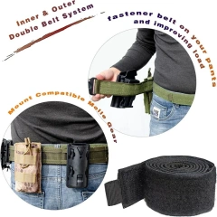 High Quality Durable Wear-resistant Tactical Duty Belt Tactical Portable Gift Box Duty Security Tactical Equipment System Set  Quick-release Buckle Lightweight Tactical Utility Belt Versatile Security Modular Equipment System Molded Duty Belt