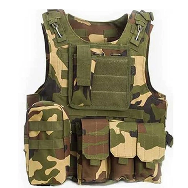 Hot Selling Multifunctional Hunting Vest Wear-Resistant Tactical Vest for Outdoors Breathable Training Hunting Vest Training outdoors Breathable Vest Adjustable Assault Training Paintball Vest