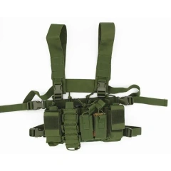 Hunting Accessories Harness Tactical Rig Vest Heavy Duty Camo Tactical Rig Multipurpose Tactical Chest Rig military Tactical Equipment Chest Rig Heavy Duty Tactical Vest Safety Chest Rig Outdoor Training Rig