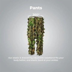 Outdoor Adventure Clothing Ghillie Suit for Men Hunting 3D Leaf Gillie Suit Camo Hunting Gillies Camo Hunting Suits Outdoor Adventure Clothing Ghillie Suit for Men Hunting 3D Leaf Gillie Suit Camo Hunting Gillies Camo Hunting Suits