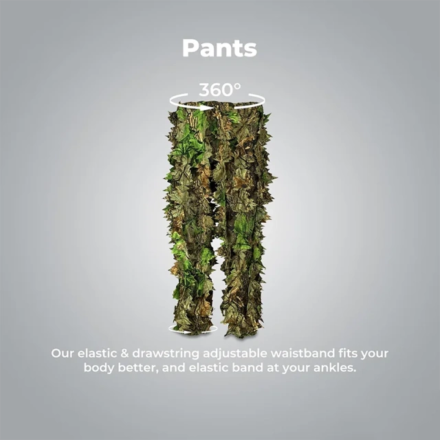 Outdoor Adventure Clothing Ghillie Suit for Men Hunting 3D Leaf Gillie Suit Camo Hunting Gillies Camo Hunting Suits Outdoor Adventure Clothing Ghillie Suit for Men Hunting 3D Leaf Gillie Suit Camo Hunting Gillies Camo Hunting Suits