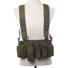 Tactical Hunting Shoulder Vest Clothes with Mag Pouches Tactical Hanging Chest Rig Tactical Chest Rig Vest Customized Good Quality Tactical Suppliers Plate Vest Men Tactical Carrier Chest Rig for Outdoor Tactical Style Chest Rig