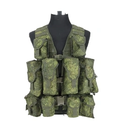 Hot Selling Durable Outdoors Tactical Hunting Vest Lightweight Training Vest Durable Tactical Training Vest   Quick Release Style Vest Camo Modular Chest Set for outdoors Breathable Paintball Game