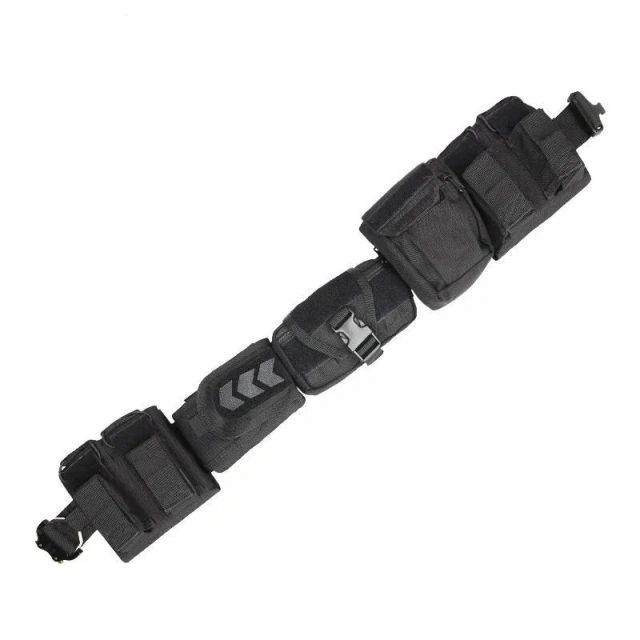 Outdoor Wear-resistant Tactical Waist Bag Storage Bag Hiking Pouch Comfortable Multifunctional Padded Belt Hunting  Durable Men's Sports Reversible Multifunctional Nylon Belt Casual Dress Golf Pants Shirts Shorts Nylon Tactical Belt