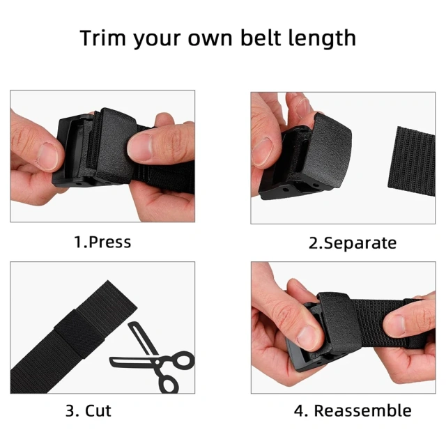 Wholesale Adjustable Training Durable Fashionable Tactical Nylon Belts Men Plastic Buckle Metal Tactical Belt  Tactical Belt with Pouches Accessories Hunting Utility Belts for Outdoor Multifunctional wear-resistant Tactical Belts