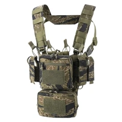 Customized Tactical Chest Rig Hunting Vest Camo Tactical Chest Rig With Mag Pouch Heavy Duty Training Mini Rig Hot Sale Tactical Chest Rig Lightweight MOLLE Tactical Vest Plate Carrier Outdoor Protective Hunting Chest Rig for Tactical