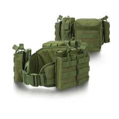 Quick Detachable Waistband Multifunctional Duty Sports Outdoor Nylon Elastic Wholesale Security Waist Belt   Adjustable Outdoor Multi Function Tactical Duty Belt Premium Lightweight Detachable Comfort Utility Belt With Tool Pouches