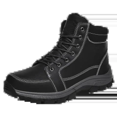 Winter Hiking Boots Tactical  Men Snow Warm Outdoor Sneakers Trekking Waterproof Large Size Wear-resistant Ankle Oxford Shoes Men Outdoor Winter Tactical Snow Super Warm Men Hiking Boots High Quality Waterproof High Top Big Size Men's Oxford Boots