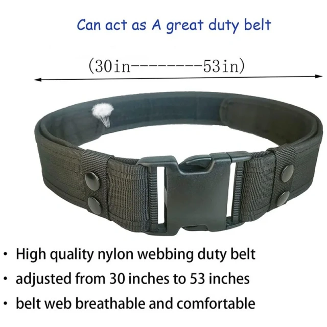 Wholesale Durable Versatile Sport Outdoor Enthusiasts Security Modular Equipment System Molded Duty Belt Tactical Utility Belt  High Quality Durable wear-resistant Tactical Duty belt Tactical Portable Gift Box Duty Security Tactical Equipment System Set