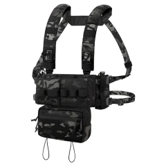 Hot Selling Tactical Gear Chest Rig Tactical Micro Chest Rig Heavy Duty Tactical Chest Rig Vest for Outdoor Hot Sale Tactical Chest Rig Vest Outdoor Hunting Tactical Chest Rig Adjustable Chest Rig with Pouches