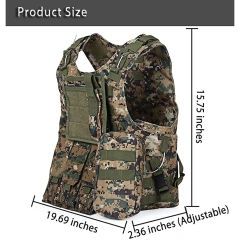 Hot Selling Multifunctional Hunting Vest Wear-Resistant Tactical Vest for Outdoors Breathable Training Hunting Vest Training outdoors Breathable Vest Adjustable Assault Training Paintball Vest
