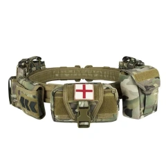 Outdoor Wear-resistant Tactical Waist Bag Storage Bag Hiking Pouch Comfortable Multifunctional Padded Belt Hunting  Durable Men's Sports Reversible Multifunctional Nylon Belt Casual Dress Golf Pants Shirts Shorts Nylon Tactical Belt