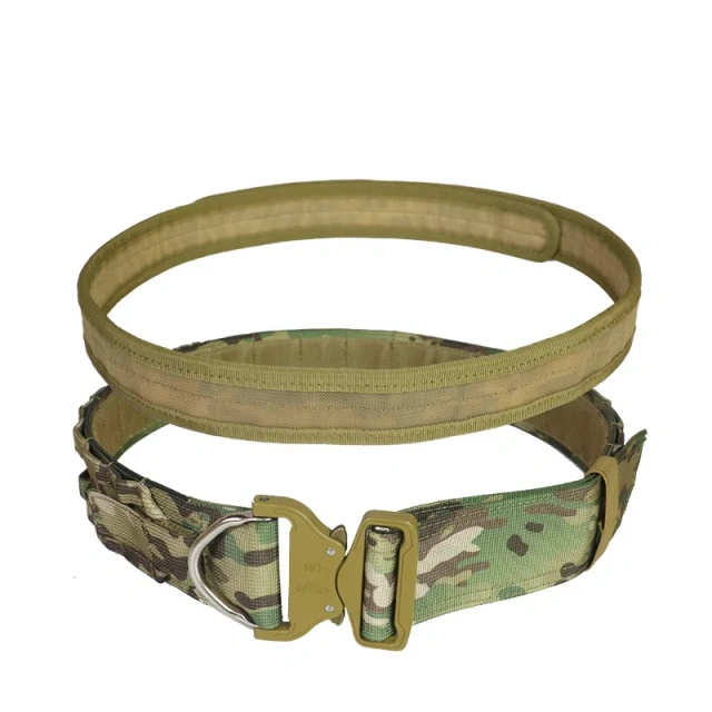 Lightweight Stab-proof Sports Customized Belt Outdoor Multi Functional Nylon Wear-resistant Quick Release Waist Belt  High Duty Multi-functional Tactical Belt Quick Release Rigger Belt Mountaineering Quick-release Buckle Heavy Duty Belts