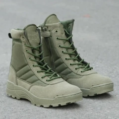 Durable Tactical Oxford Boots Desert Boots Outdoor Hiking Boots Ankle Shoes wear-resistant Tactical Men Work Shoes  Fashion Work Men's Tactical Boots Breathable Hiking Anti-skid Thick Platform Camping Outdoor Trekking Sports Oxford Sneakers