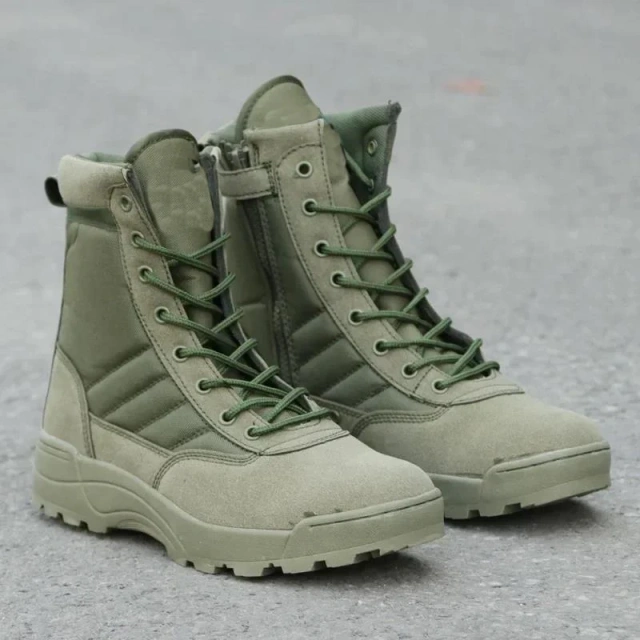 Durable Tactical Oxford Boots Desert Boots Outdoor Hiking Boots Ankle Shoes wear-resistant Tactical Men Work Shoes  Fashion Work Men's Tactical Boots Breathable Hiking Anti-skid Thick Platform Camping Outdoor Trekking Sports Oxford Sneakers