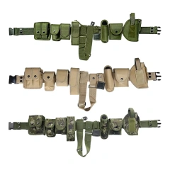 High Quality Mountaineering High Density Material Duty Belt Durable Bag Practical Waist Tool Bag Tactic Waist Belt  High Duty Detachable Multifunctional Tactical Security Duty Belt high density Material Holster Pouch Set Utility Kit Belt